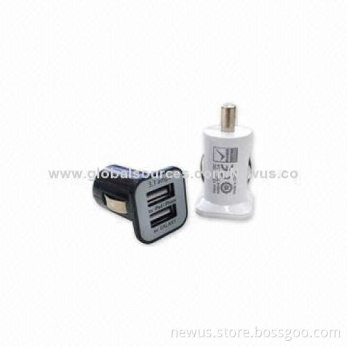 Car Chargers with 5V/3.1A, Lightweight, Smart and Convenient to Use